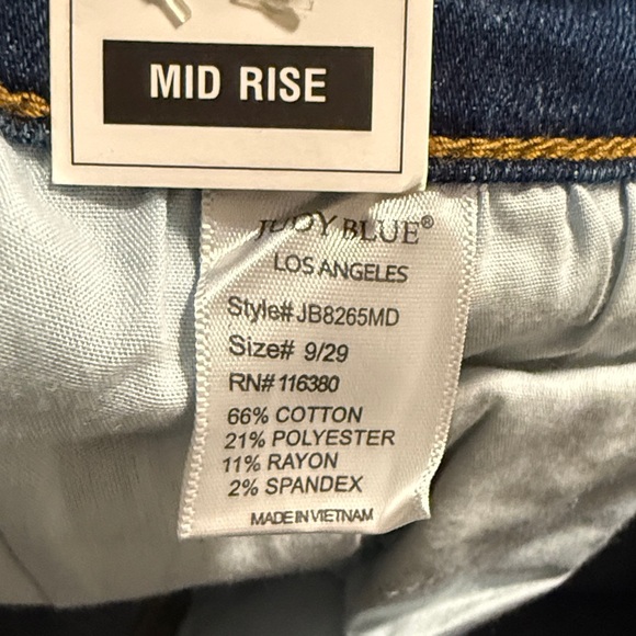 NWT Judy Blue Distressed Leopard Patch Skinny Jeans Women's, Size 9/29 Stretch - Picture 10 of 11